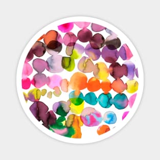 Ink Bleeding Dots Spring Magnet